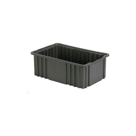 Lewisbins LEWISBins Divider Box NDC2060 16-1/2 x 10-7/8 x 6, Gray, PK8 NDC2060  Grey